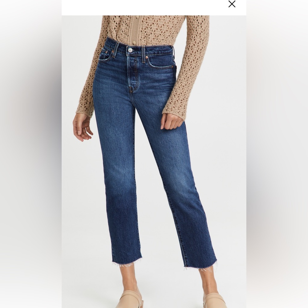 Levi’s Wedgie Straight Jean - 25 - Salsa Roll